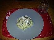 Polenta parfumée et champignons épicés