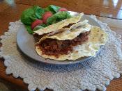 Fajitas végétariens aux Azukis / haricots rouges
